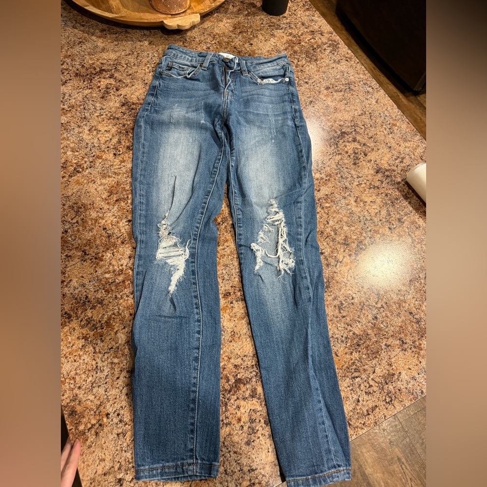 KanCan Distressed Blue Jeans